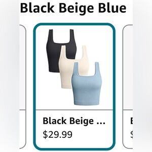 OQQ Women's Ribbed Crop Tank top